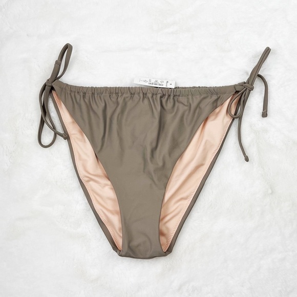 NWT Madewell String Bikini Bottoms Tan - Picture 4 of 6
